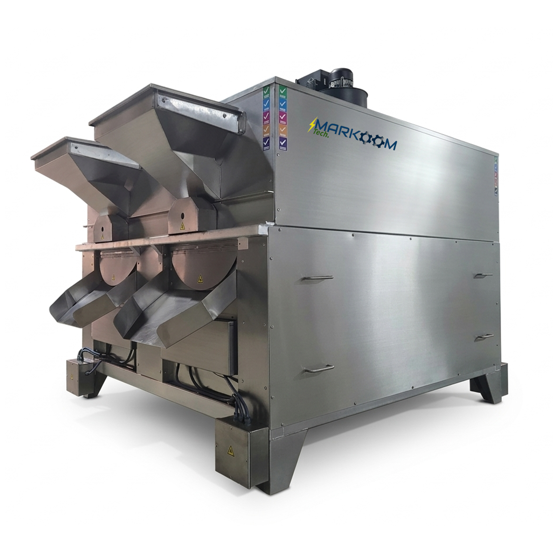 Electric Sesame Roasting Machine MTERM 250 industrial electric roaster for uniform roasting of sesame seeds with controlled heat system
