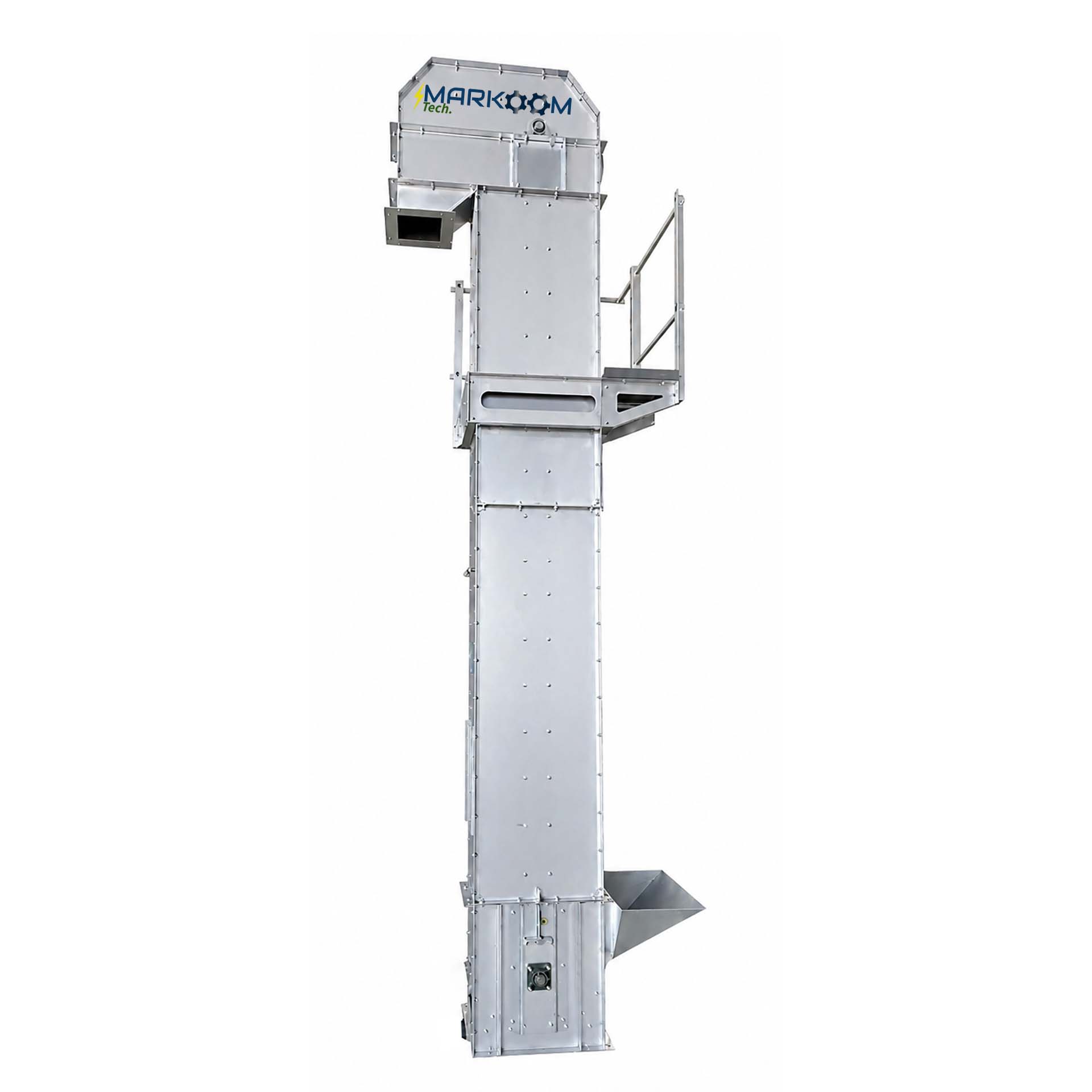 Bucket Elevator MTBE 100 300 industrial vertical conveying system for lifting sesame seeds and bulk materials in processing lines