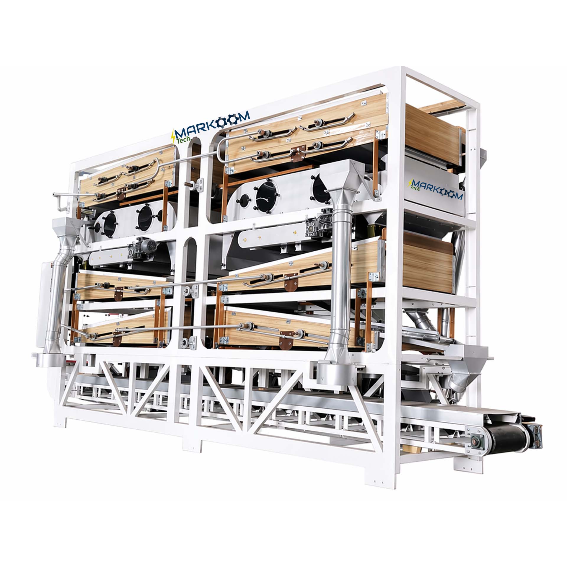 Dual Cleaner Screen Fine Cleaner MTDCSFC industrial seed cleaning machine for fine separation of impurities from sesame seeds
