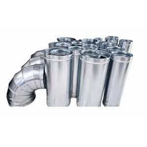 Stainless Steel Pipes and Elbow Pipes MTSSPEP industrial piping system for conveying sesame seeds and food processing materials