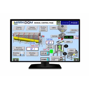 SCADA System MTSS industrial monitoring and control software for real-time supervision of sesame processing production lines