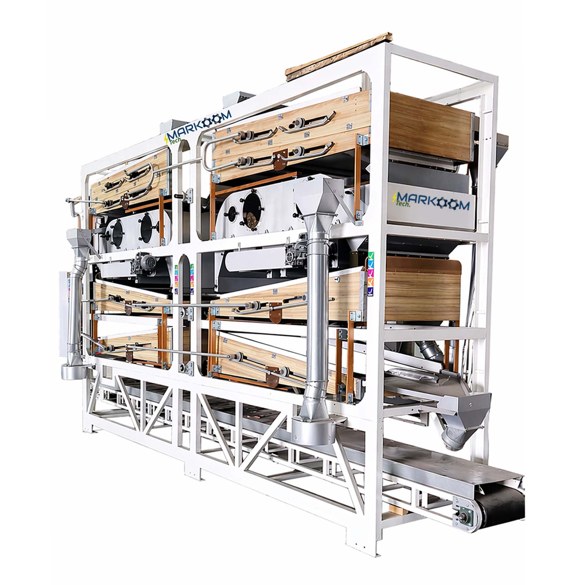 Dual Cleaner Screen Fine Cleaner MTDCSFC industrial seed cleaning machine for fine separation of impurities from sesame seeds