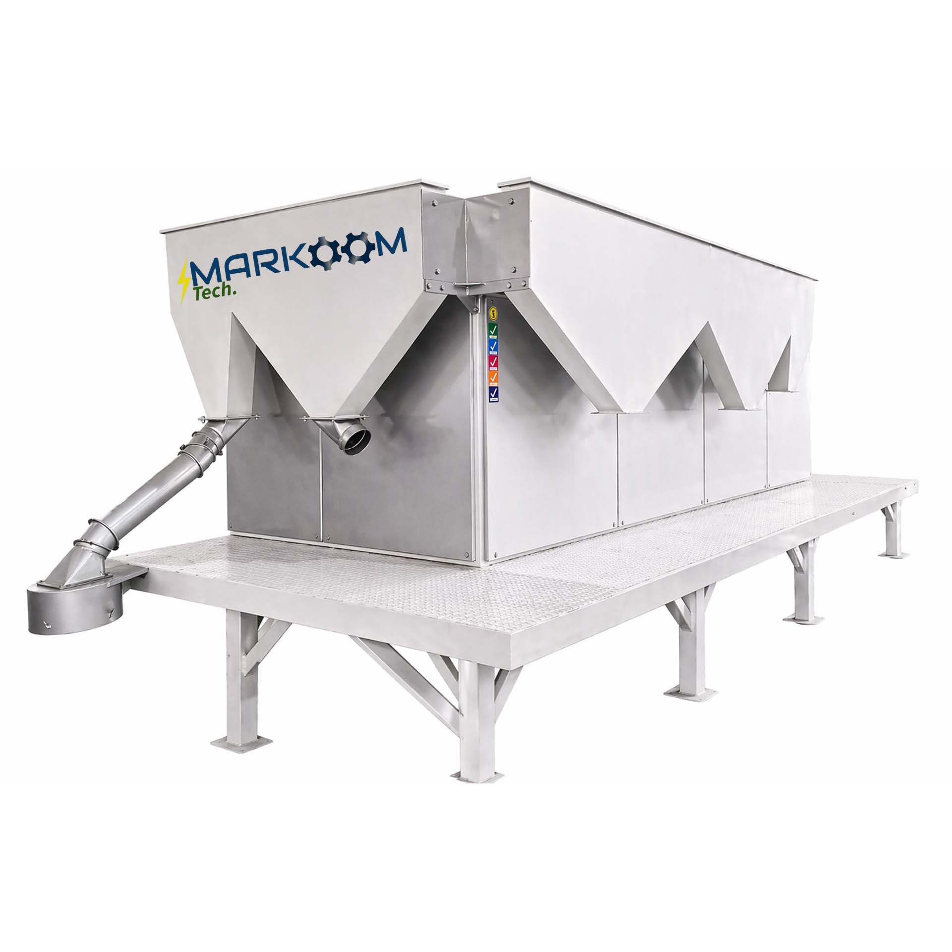 Gravity Separator Machine MTGSM industrial seed separation system for sorting sesame seeds by weight and density