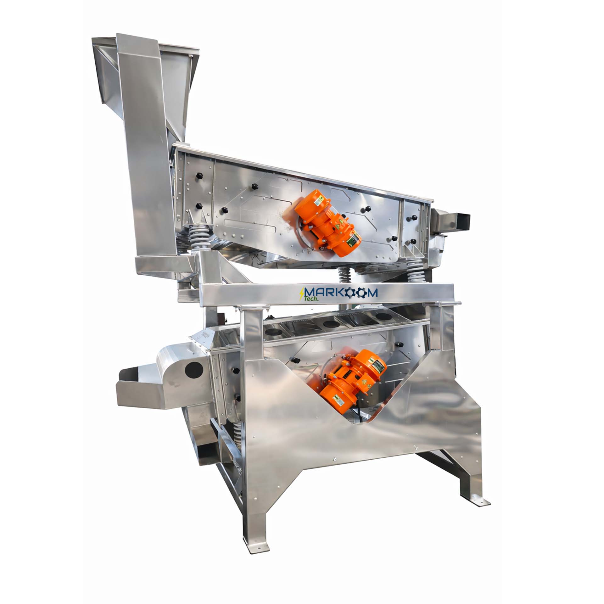 MTVSC-1800 vibro screen cleaner industrial machine 1800 kg per hour capacity for sesame cleaning by MarkoomTech
