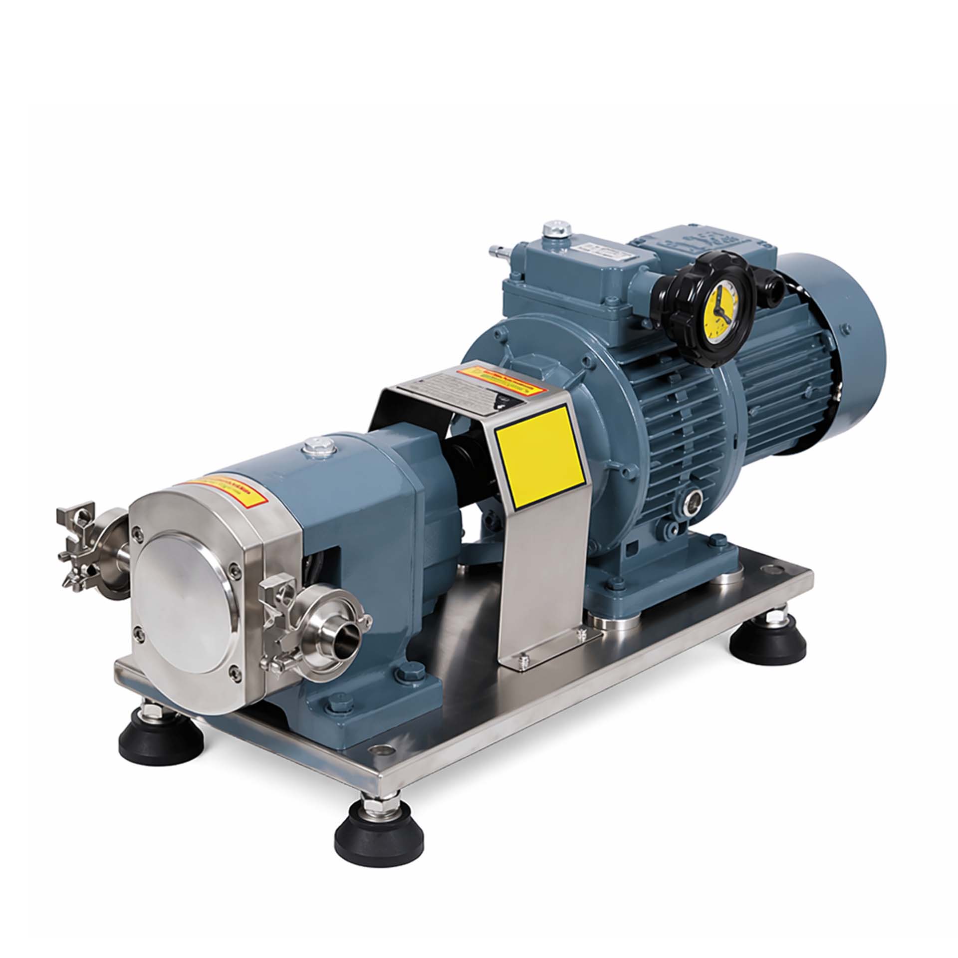 Rotary Lobe Pump MTRLP industrial pump for gentle transfer of viscous food products like tahini and halawa paste