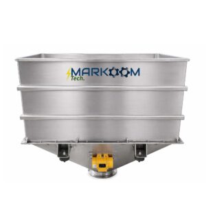 Vibrating Pre Storage Hopper MTVH industrial vibrating hopper for controlled feeding and storage of sesame seeds in processing lines