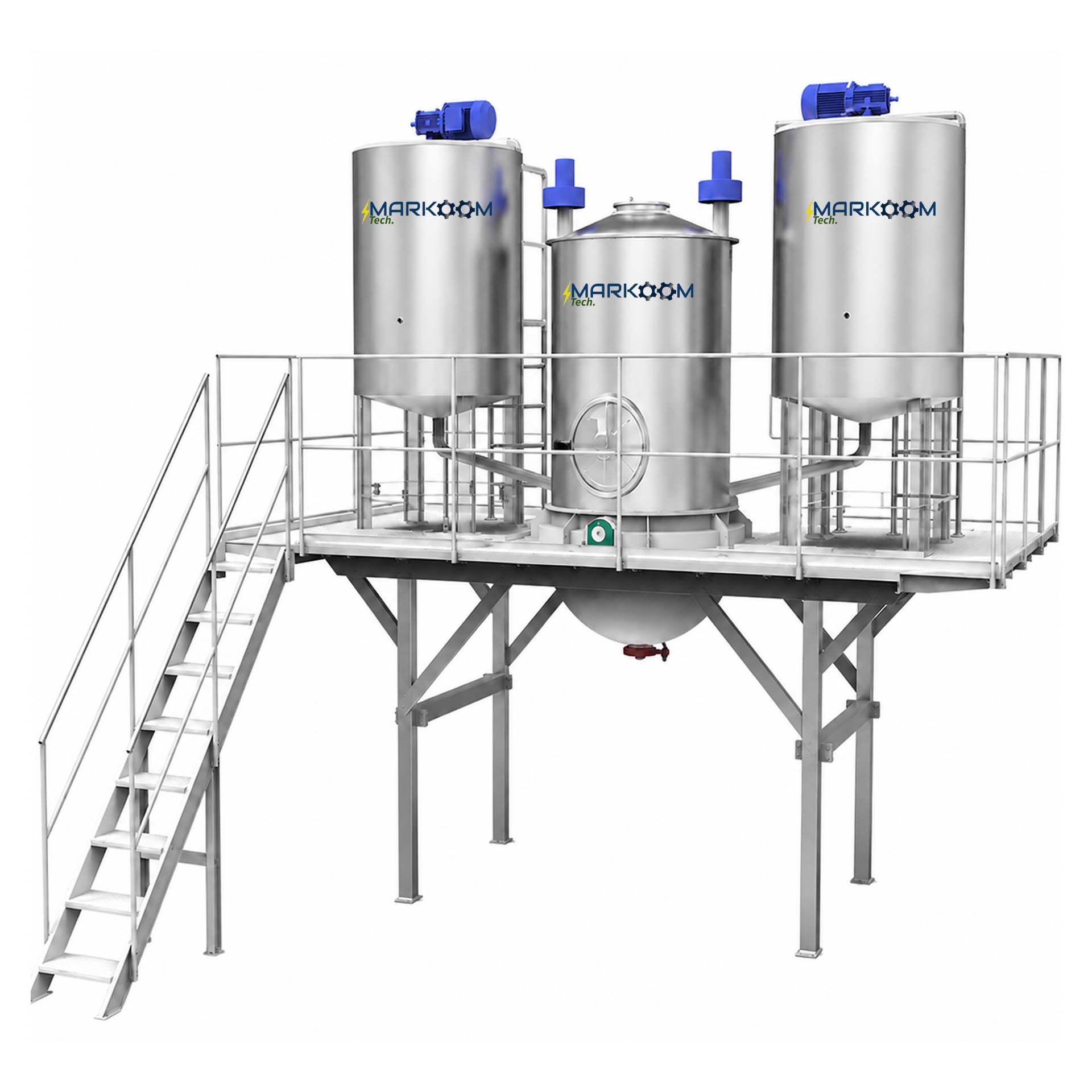 Halva Machine Dual Boiling MTHMDB 500 industrial sesame halva cooking system with dual boiling tanks for continuous production