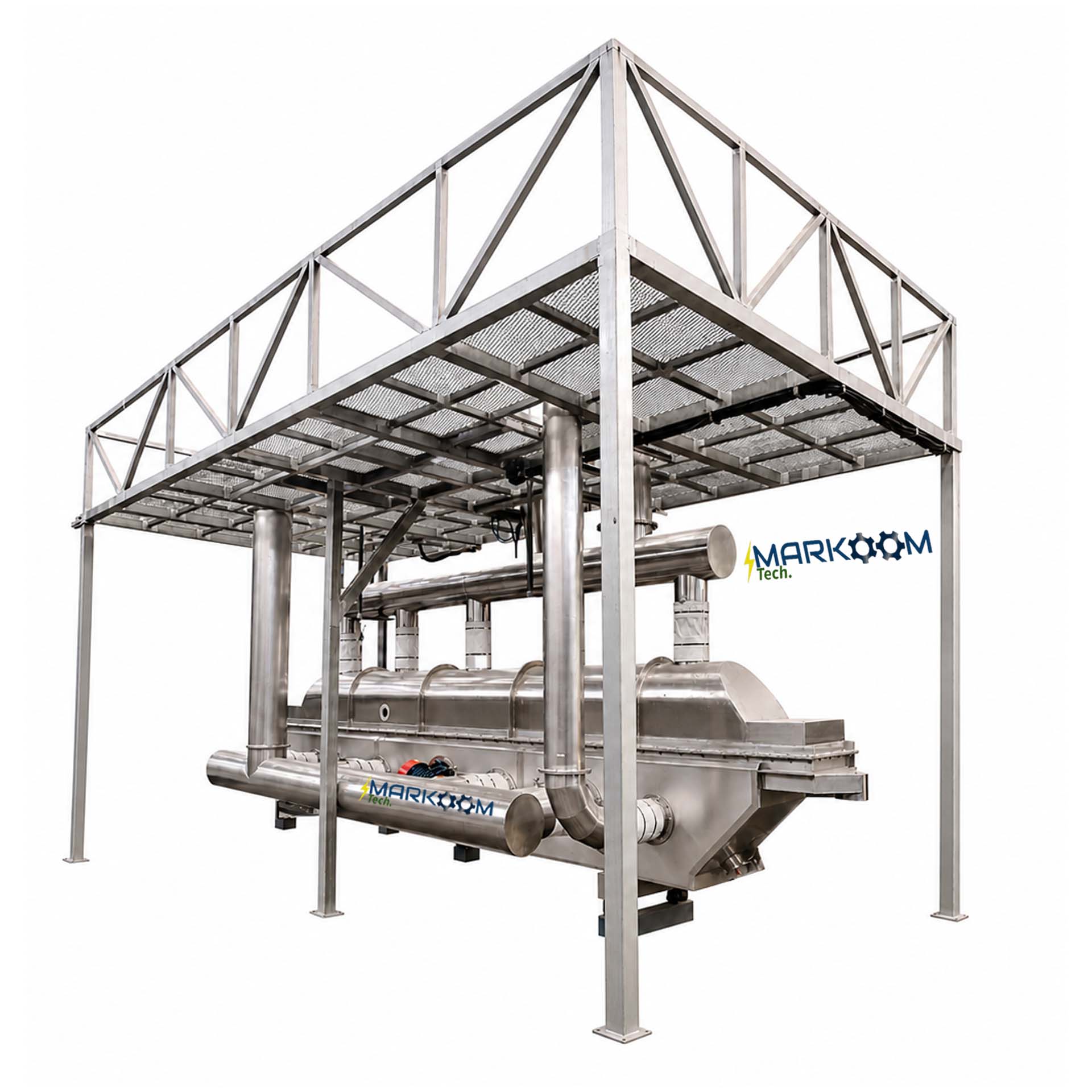 Sesame Fluid Bed Dryer MTSFBD industrial drying system for efficient moisture removal and uniform drying of sesame seeds