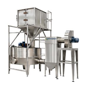 Sesame Cooling Machine MTMC 1500 industrial cooling system for reducing temperature of roasted sesame seeds before storage or packaging