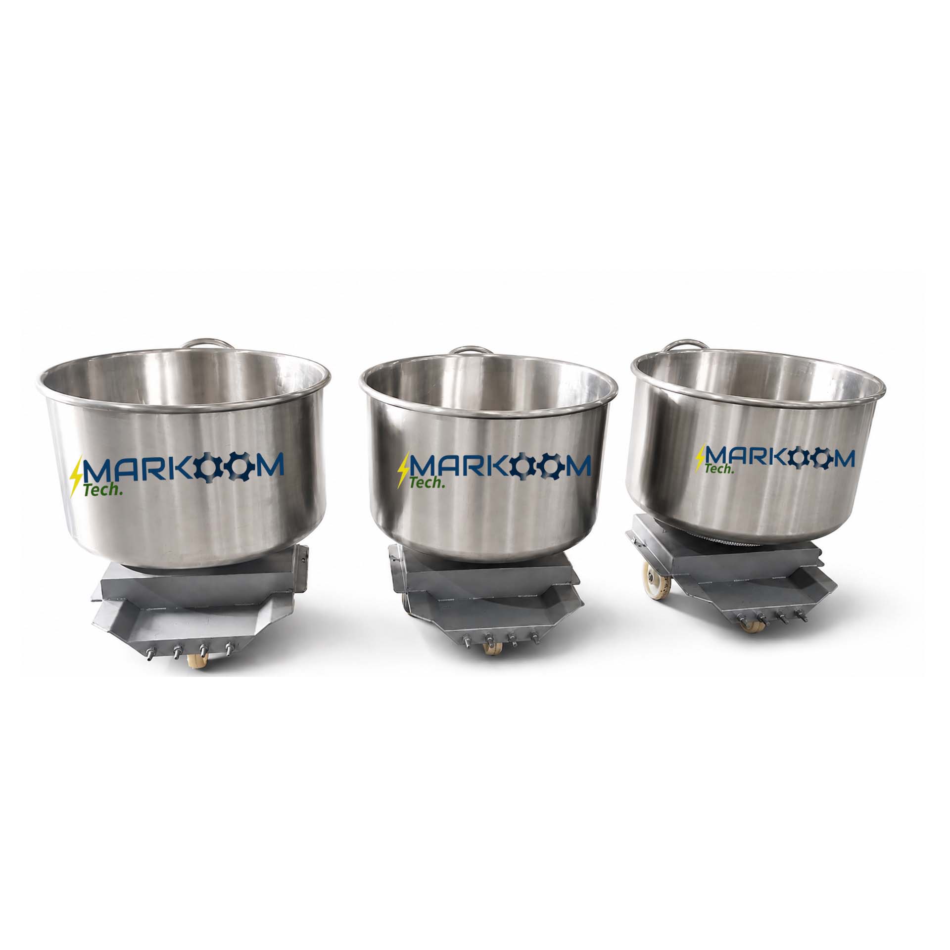 Bowl Elevator Tipper MTBET 250 industrial lifting and tipping system for transporting and discharging bowls in food processing lines