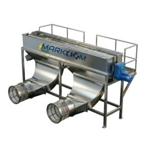 MTSBM-1800 sesame brushing machine high capacity 1800 kg per hour by MarkoomTech for industrial sesame cleaning